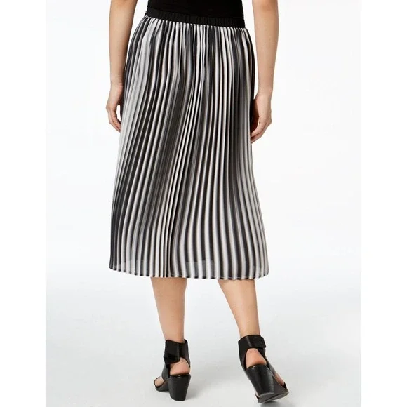 Eileen fisher Recycled Polyester A-Line Pleated Midi Skirt size S